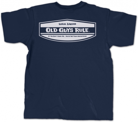 Old Guys Rule Local Legend Navy i gruppen Kläder & Skor / Kläder / T-shirts hos Fishline (OG438r)