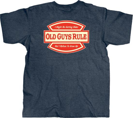 Old Guys Rule - Refuse to grow up i gruppen Kläder & Skor / Kläder / T-shirts hos Fishline (OG957r)