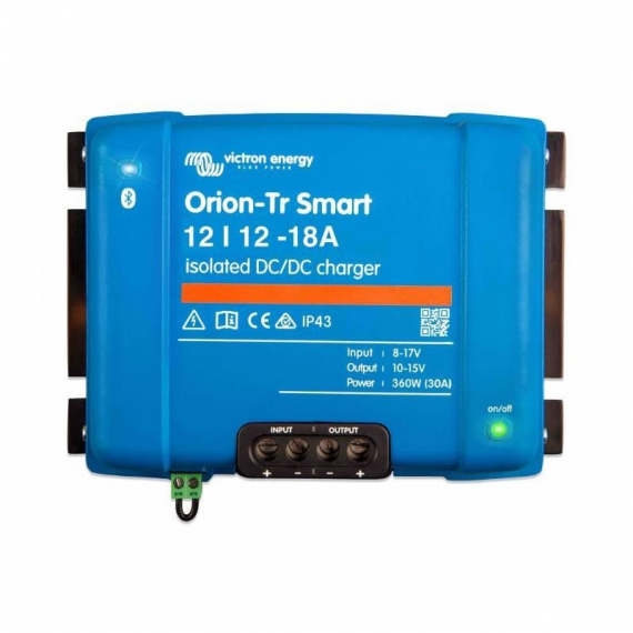 Victron Energy Orion-Tr Smart 12/12-18A Iso i gruppen Marinelektronik & Båt / Marinbatterier & Laddare / Batteriladdare hos Fishline (ORI121222120)