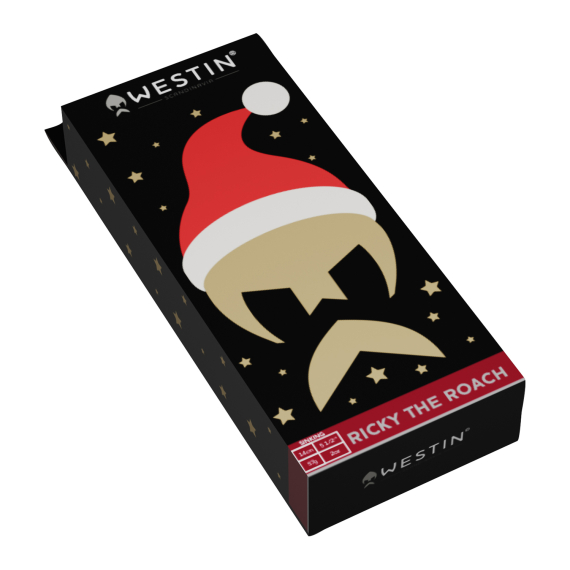 Westin Ricky The Roach Shadtail R2F 14cm 57g Sinking Christmas Edition 25 i gruppen Övrigt / Presenter & Julklappar / Presentboxar hos Fishline (P063-1241-019)