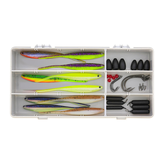 Westin Zander Box - Dropshot + Texas & Carolina 46Pcs i gruppen Fiskedrag / Betespaket / Betespaket Abborre hos Fishline (P275-023-284)