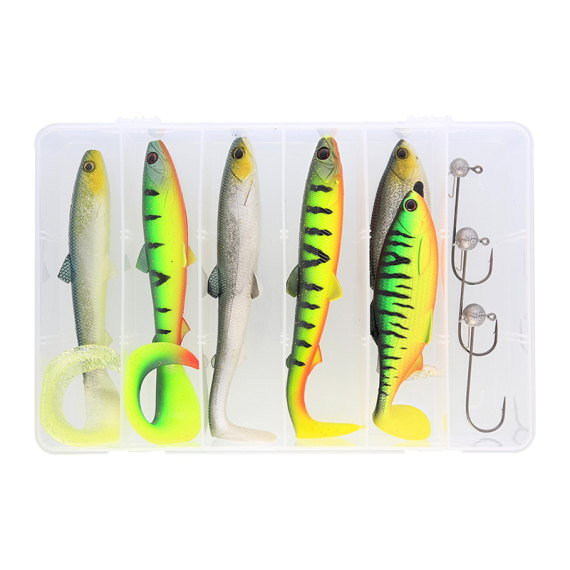 Westin Pike Box - Cast & Jig 10Pcs i gruppen Fiskedrag / Betespaket / Betespaket Gädda hos Fishline (P278-023-276)