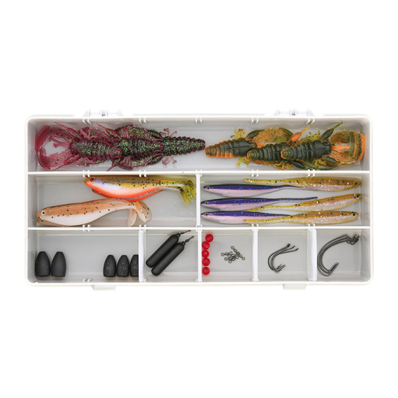 Westin Perch Box - Dropshot + Texas & Carolina 45Pcs i gruppen Fiskedrag / Betespaket / Betespaket Abborre hos Fishline (P279-023-283)