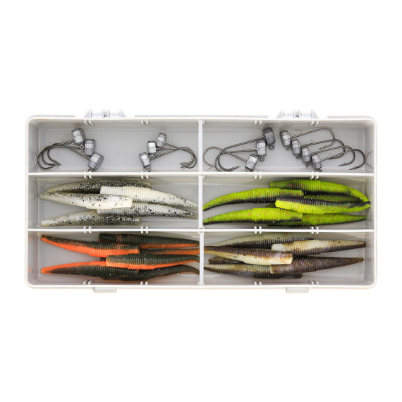 Westin Ned Worm Box 37Pcs i gruppen Fiskedrag / Betespaket / Betespaket Abborre hos Fishline (P281-023-281)