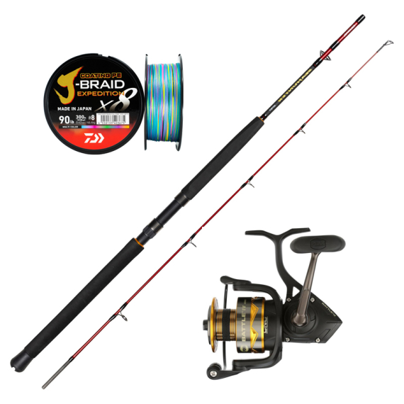 Daiwa Seahunter Battle Set i gruppen Fiskeset / Havsfiskeset hos Fishline (PENNBATTLEWARFARESET)