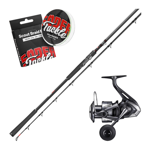 PikeFight V2 & FA Miravel Pike Spinning Combo 8\'6\'\' 110g i gruppen Fiskeset / Haspelset / Haspelset Gädda hos Fishline (PIKEFIGHTMIRAVEL26SET)