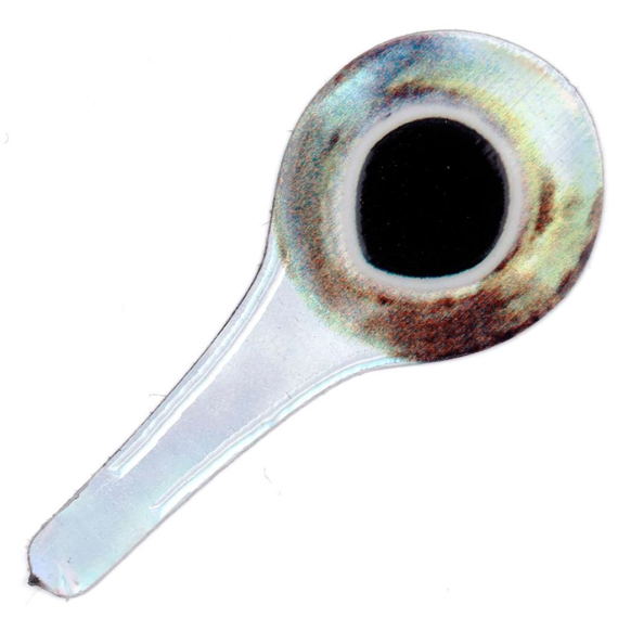 Pro 3D Tapped Eyes Silver/Yellow i gruppen Krok & Småplock / Flugbindning / Flugbindningsmaterial / Ögon hos Fishline (PRO-10500091r)