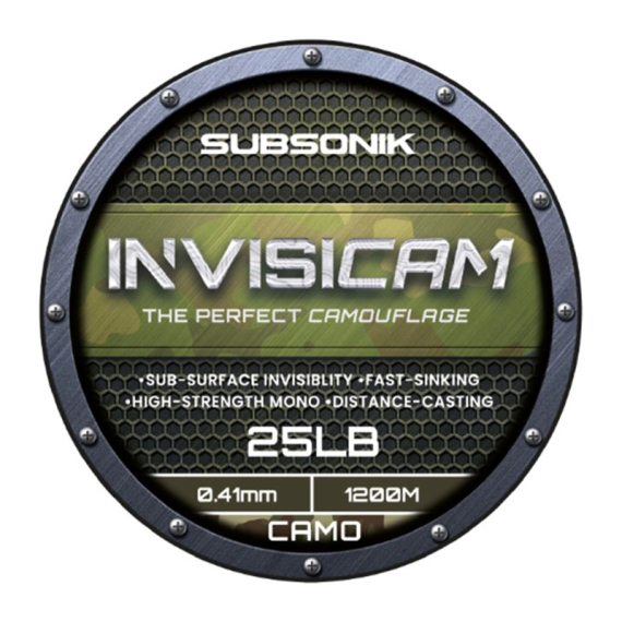 Sonik Subsonik Invisicam Mono 1200m i gruppen Fiskelinor / Specimenlinor hos Fishline (RC0046r)