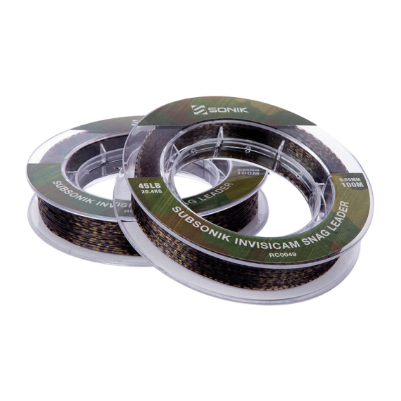 Sonik Subsonik Invisicam Snag Leader i gruppen Krok & Småplock / Tafsar & Tafsmaterial / Tafsmaterial / Tafsmaterial Nylon hos Fishline (RC0049r)