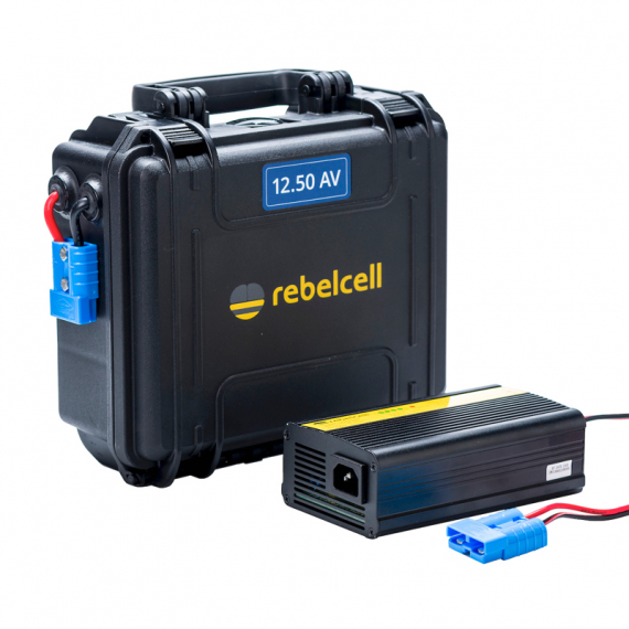 Rebelcell Outdoorbox 12.50 AV Med Laddare 12.6V10A i gruppen Marinelektronik & Båt / Marinbatterier & Laddare / Marinbatterier / Litiumbatterier hos Fishline (RC12050REUBOXPACK)