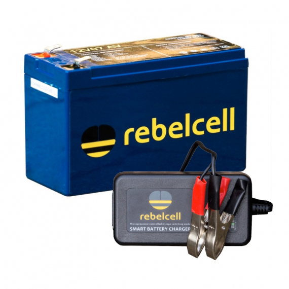Rebelcell 12V07 AV Li-ion Med Laddare 12.6V3A i gruppen Marinelektronik & Båt / Marinbatterier & Laddare / Marinbatterier / Litiumbatterier hos Fishline (RC12V07PACK)