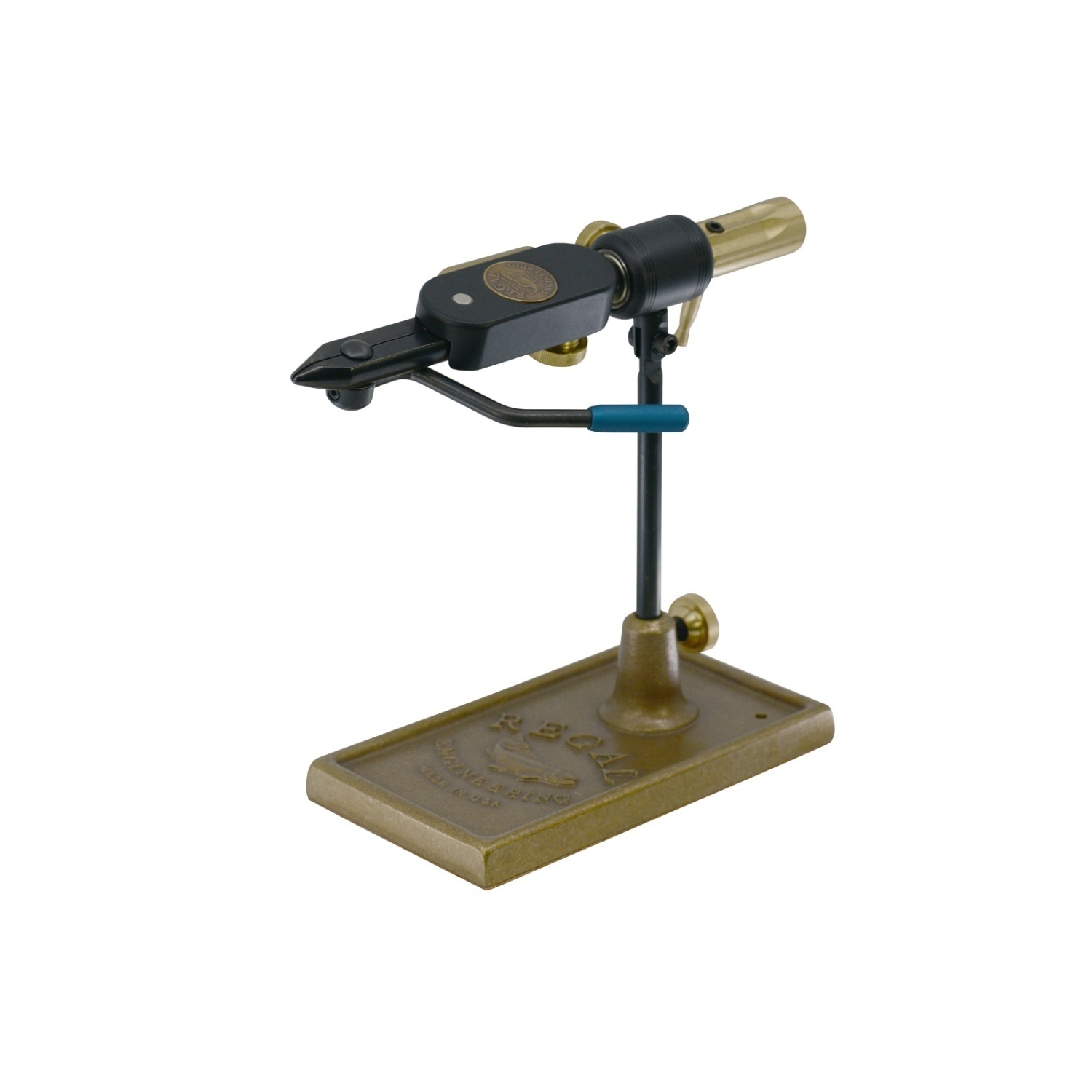 Regal Revolution Series Vise - Regular Head/Bronze Traditional Base i gruppen Krok & Småplock / Flugbindning / Bindstäd hos Fishline (REG-200-10T)