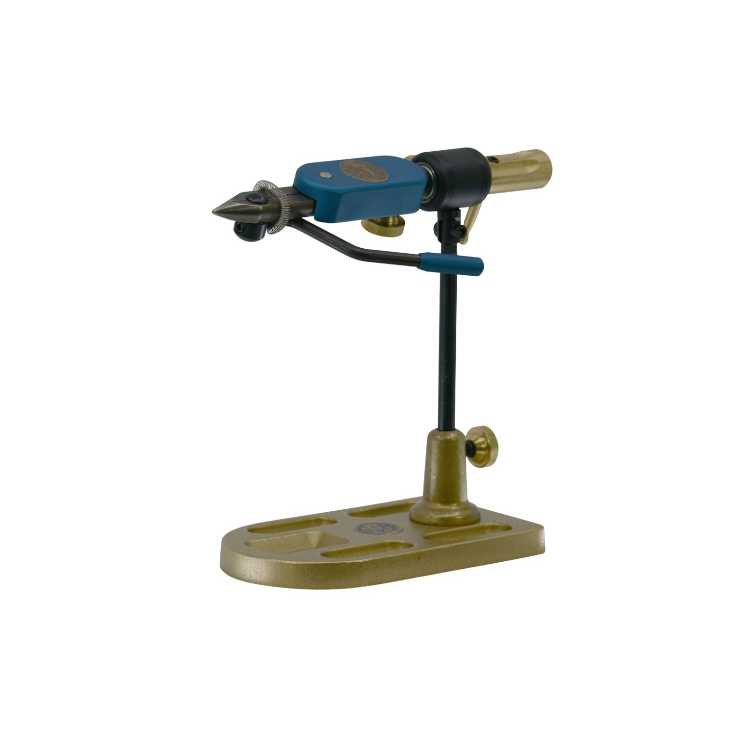 Regal Revolution Series Vise - Stainless Steel Head/Bronze Pocket Base i gruppen Krok & Småplock / Flugbindning / Bindstäd hos Fishline (REG-200-40P)