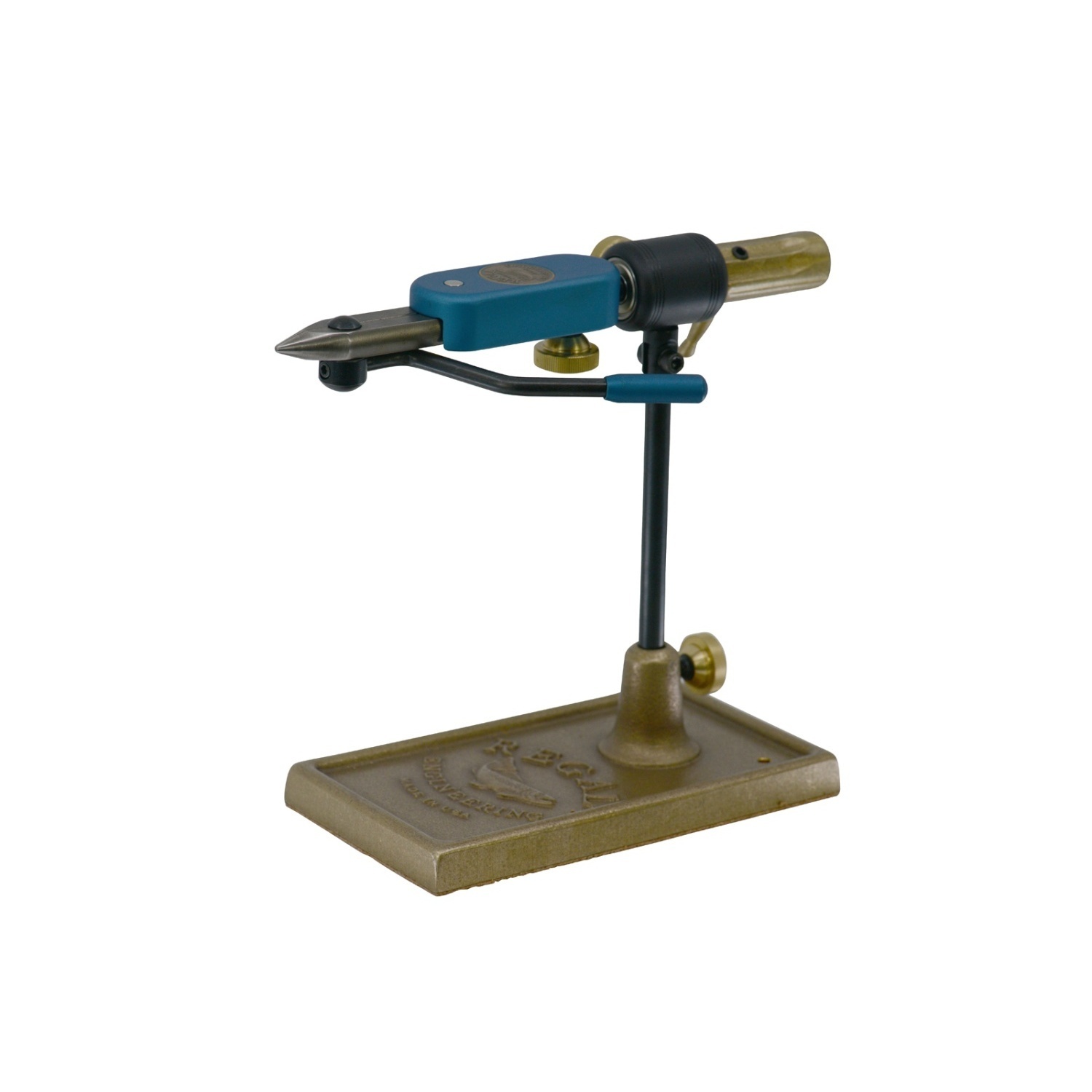 Regal Revolution Series Vise - Stainless Steel Head/Bronze Traditional Base i gruppen Krok & Småplock / Flugbindning / Bindstäd hos Fishline (REG-200-40T)