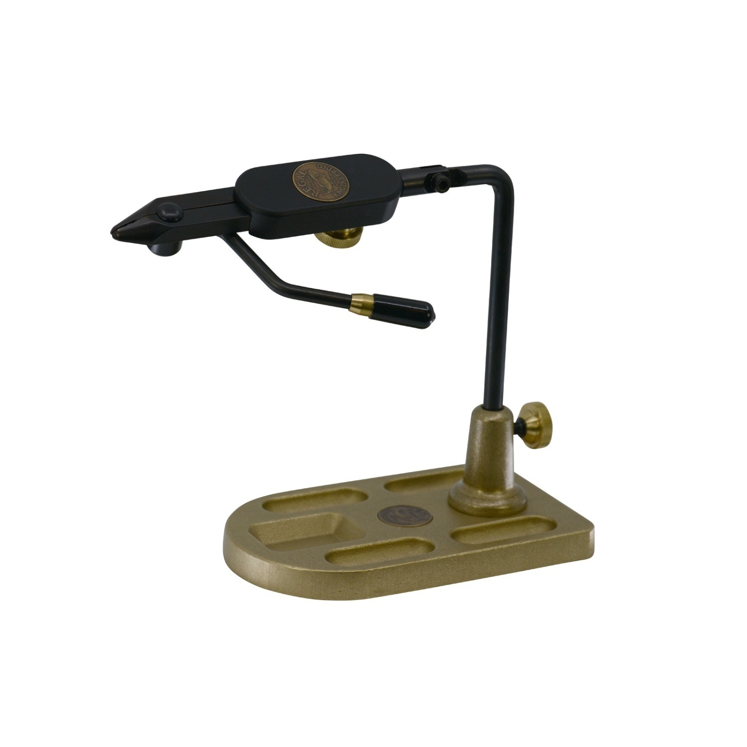 Regal Medallion Series Vise - Monster Jaws/Bronze Pocket Base i gruppen Krok & Småplock / Flugbindning / Bindstäd hos Fishline (REG-RPBMX-80P)