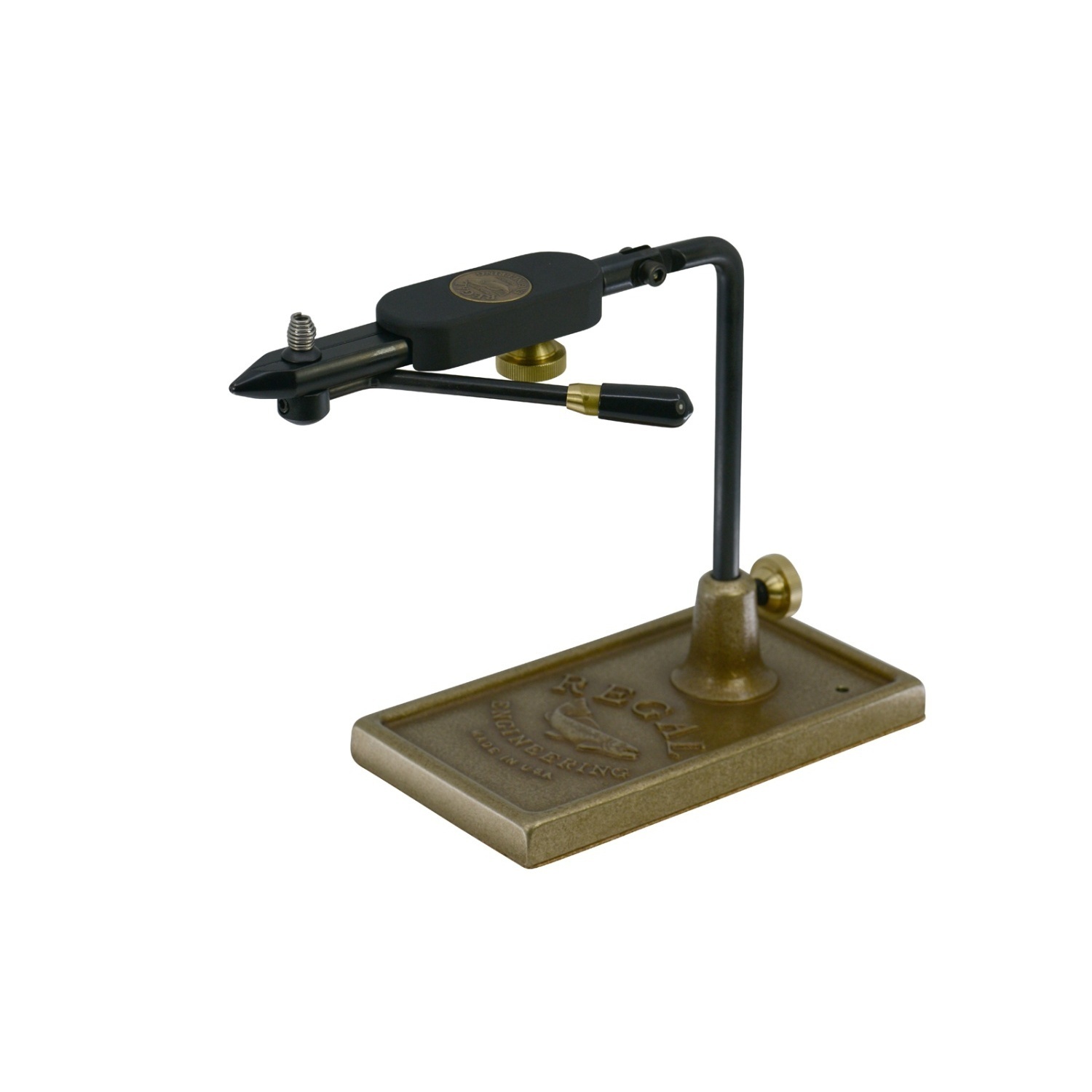 Regal Medallion Series Vise - Regular Jaws/Bronze Traditional Base i gruppen Krok & Småplock / Flugbindning / Bindstäd hos Fishline (REG-RPBR-10T)
