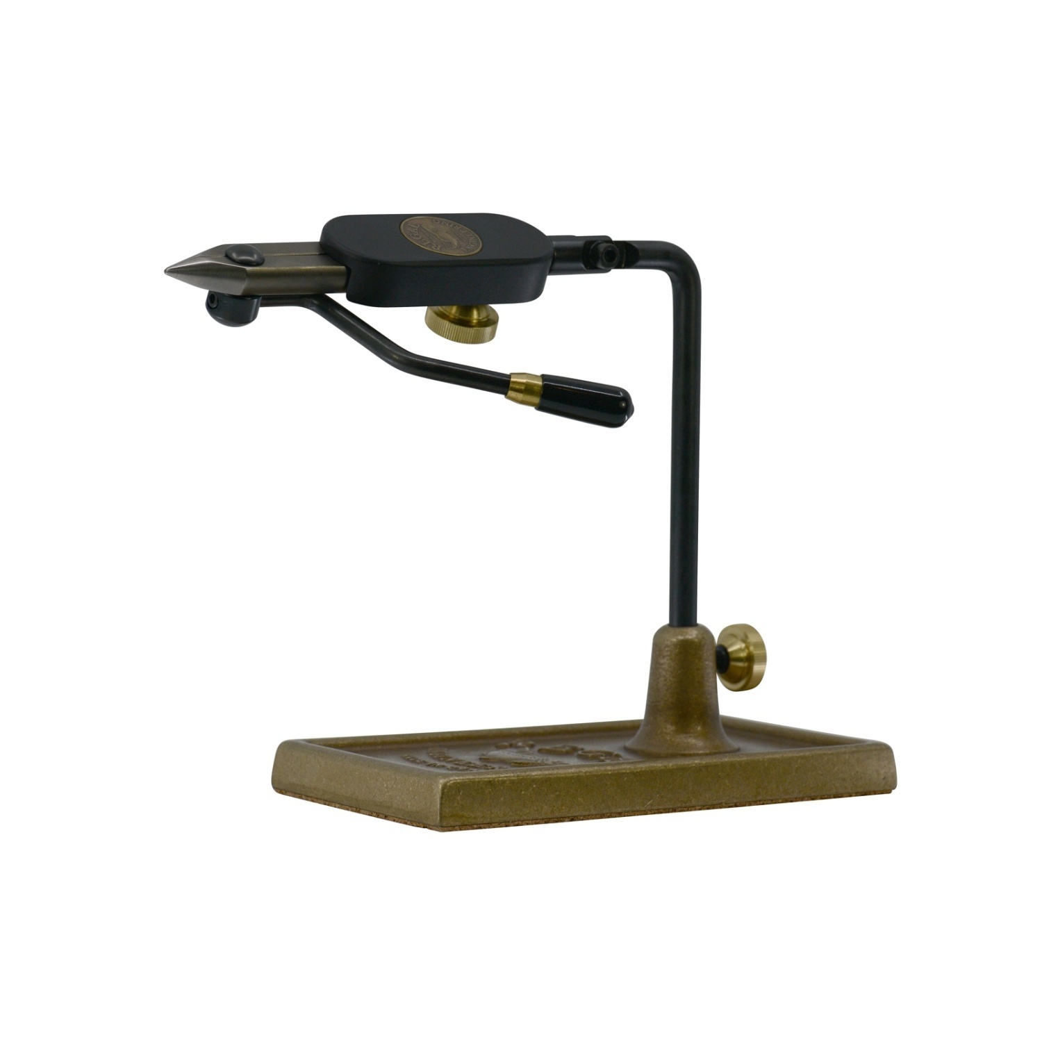 Regal Medallion Series Vise - Stainless Steel Jaws/Bronze Traditional Base i gruppen Krok & Småplock / Flugbindning / Bindstäd hos Fishline (REG-STNSBMM-40T)