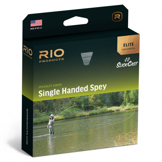 Rio Elite Single Handed Spey, Float Peach/Camo i gruppen Fiskelinor / Flugfiskelinor / Enhandslinor hos Fishline (RP19536r)