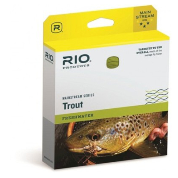 RIO Mainstream Trout Lemon Green i gruppen Fiskelinor / Flugfiskelinor / Enhandslinor hos Fishline (RP20741r)