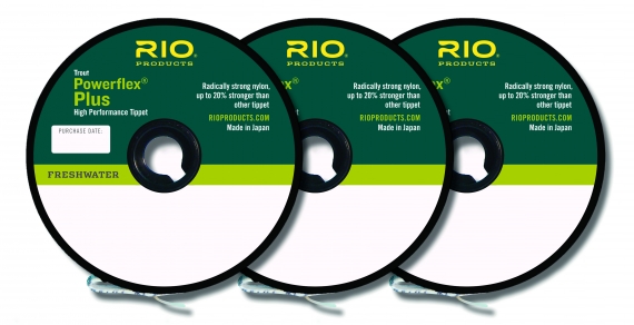 RIO PowerFlex Plus Tippet 3-pack i gruppen Krok & Småplock / Tafsar & Tafsmaterial / Tafsmaterial / Tafsmaterial Flugfiske hos Fishline (RP22198r)