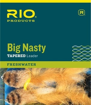 RIO Big Nasty Tafs 6ft i gruppen Fiskemetoder / Flugfiske / Tafsar & Tafsmaterial / Färdiga Flugfisketafsar / Taperade Flugfisketafsar hos Fishline (RP24076r)