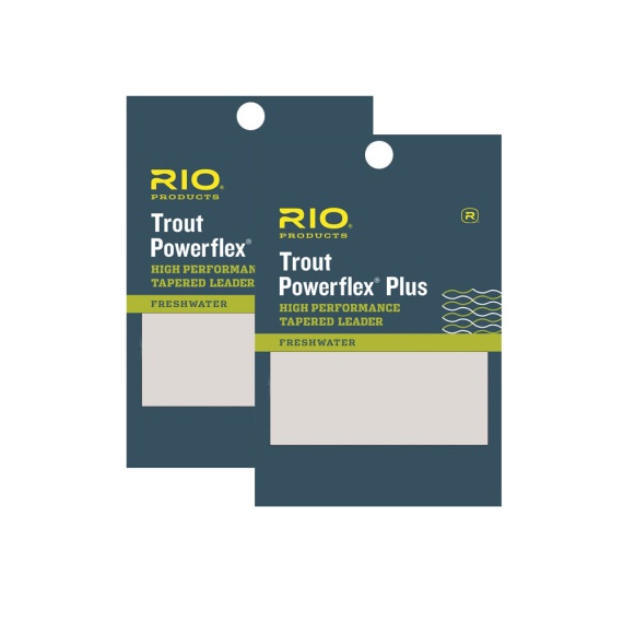RIO PowerflexPlus Taperad Tafs 12ft 2 pack - 7X - 0,10mm i gruppen Krok & Småplock / Tafsar & Tafsmaterial / Färdiga Tafsar / Taperade Flugfisketafsar hos Fishline (RP24416)