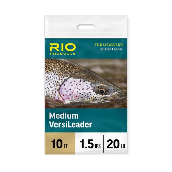 Rio Trout VersiLeader Medium 10ft i gruppen Fiskemetoder / Flugfiske / Tafsar & Tafsmaterial / Färdiga Flugfisketafsar / Polyleaders hos Fishline (RP24658r)