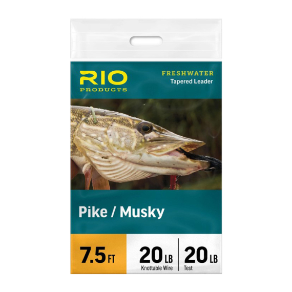 Rio Pike/Musky Leader 7,5ft i gruppen Fiskemetoder / Flugfiske / Tafsar & Tafsmaterial / Färdiga Flugfisketafsar / Taperade Flugfisketafsar hos Fishline (RP24666r)