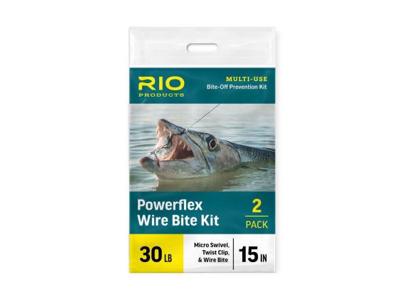 Rio Powerflex Wire Bites Leader Swivel And Twist Clip i gruppen Fiskemetoder / Flugfiske / Tafsar & Tafsmaterial / Tafsmaterial Flugfiske hos Fishline (RP26012r)