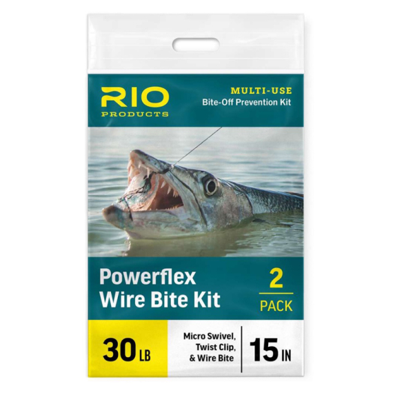 Rio Powerflex Wire Bites Leader Swivel And Twist Clip i gruppen Fiskemetoder / Flugfiske / Tafsar & Tafsmaterial / Tafsmaterial Flugfiske hos Fishline (RP26012r)