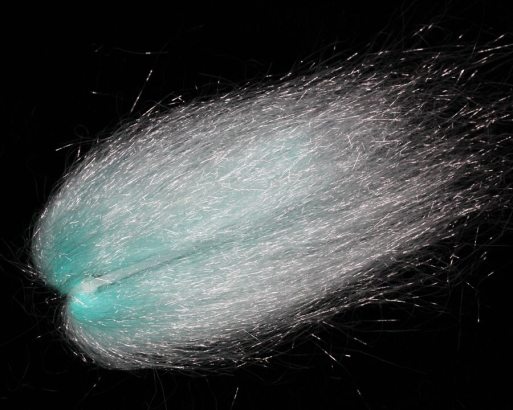 Ghost Hair - Ice Aquamarine i gruppen Krok & Småplock / Flugbindning / Flugbindningsmaterial / Flash & Syntetvingar hos Fishline (S-262367)
