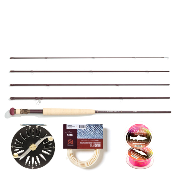 Salar S4 #7/8 10\' Enhands Flugset i gruppen Fiskeset / Flugfiskeset / Flugfiskeset Enhands hos Fishline (SALARS478SET)
