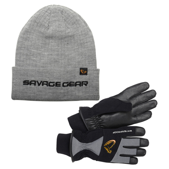 Savage Gear Glove And Hat Set i gruppen Fiskemetoder / Vinterfiske / Vinterkläder / Handskar & Vantar hos Fishline (SAVAGEGEARGLOVENHATSET)