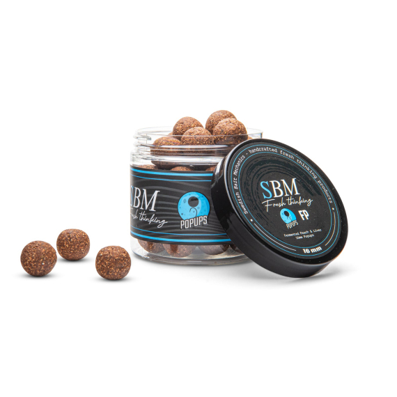 SBM Popups - Fermented Peach & Liver i gruppen Fiskedrag / Boilies, Krokbeten & Mäsk / Popups & Wafters hos Fishline (SBM-FP-Pr)