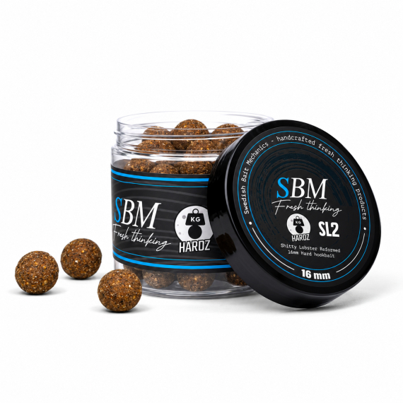 SBM Hard Hookbaits i gruppen Fiskedrag / Boilies, Krokbeten & Mäsk / Boilies hos Fishline (SBM-SL2-HH-16MMr)