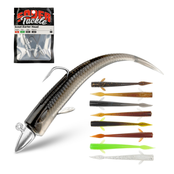 Scout Darter Jigging Set i gruppen Fiskedrag / Betespaket / Betespaket Abborre hos Fishline (SCOUTDARTERSET)