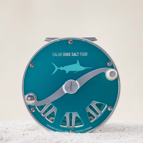 Frödin Salar Duke Salt Reel Crystal Blue i gruppen Fiskerullar / Flugfiskerullar & Extraspolar / Flugrullar hos Fishline (SDUSCB-001r)