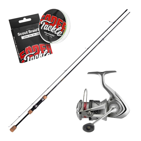 Mikado Sensual N.G. Ultra Light Spin 235cm 7\'8\'\' 2-14g Combo i gruppen Fiskeset / Haspelset / Haspelset Abborre hos Fishline (SENSUALLIGHTCROSSFIRE)