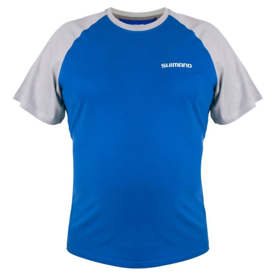 Shimano Short Sleeve T-Shirt Blue i gruppen Kläder & Skor / Kläder / T-shirts hos Fishline (SHSSSBULr)