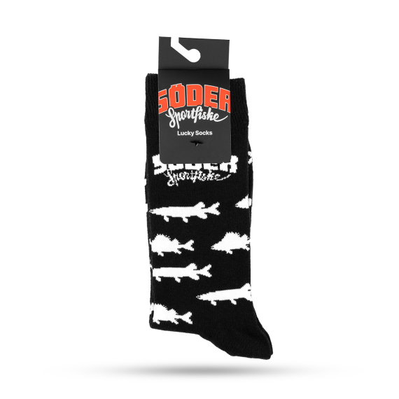 Söder Lucky Socks Salt and Pepper 41-46 1-pack i gruppen Kläder & Skor / Kläder / Underställ & Underkläder / Strumpor hos Fishline (SLSSP4146)