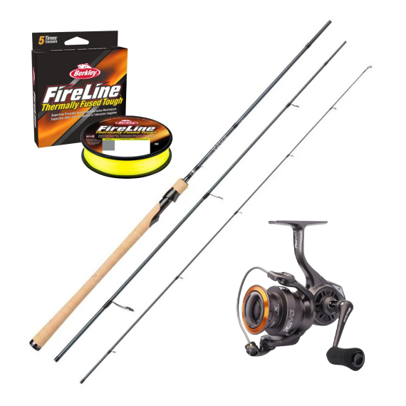 Abu Garcia Sölv AG2 Setrout Spinning Combo i gruppen Fiskeset / Haspelset / Haspelset Havsöring hos Fishline (SOLVAG2SEATROUTSET)