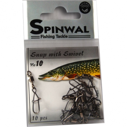 Spinwal beteslås med lekande 10-pack i gruppen Krok & Småplock / Beteslås / Hakbeteslås hos Fishline (SPINWALBLr)