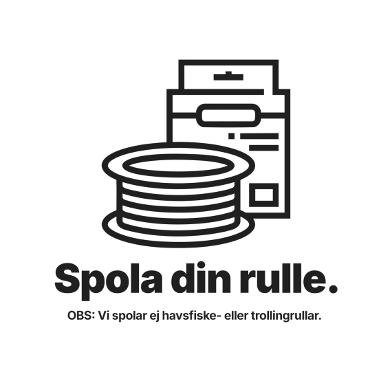 Spola min rulle (köp ihop med rulle och lina) i gruppen Verktyg & Tillbehör hos Fishline (SPOLARULLE2020)