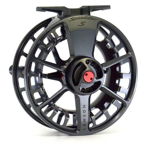 Lamson Speedster S-Series Flugrulle Dark Smoke i gruppen Fiskerullar / Flugfiskerullar & Extraspolar / Flugrullar hos Fishline (SPS-3PLUSREEL-DRKSMKr)