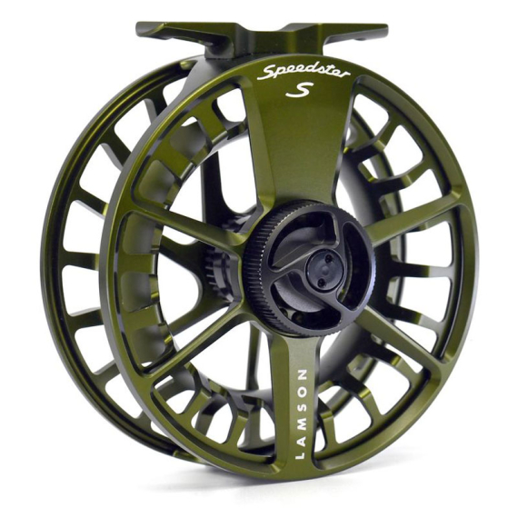 Lamson Speedster S-Series Flugrulle Olive Green i gruppen Fiskerullar / Flugfiskerullar & Extraspolar / Flugrullar hos Fishline (SPS-3PLUSREEL-Ogr)