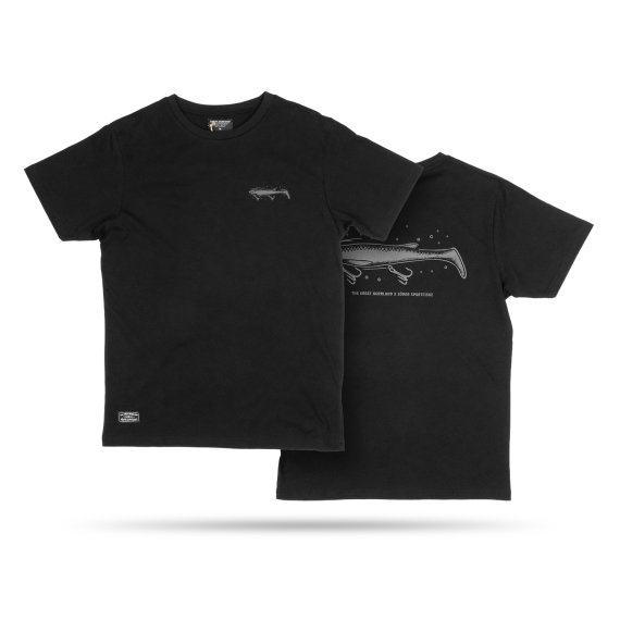 SQRTN x Söder Sportfiske Scout Shad Tee, Black i gruppen Kläder & Skor / Kläder / T-shirts hos Fishline (SQSS-001-Sr)
