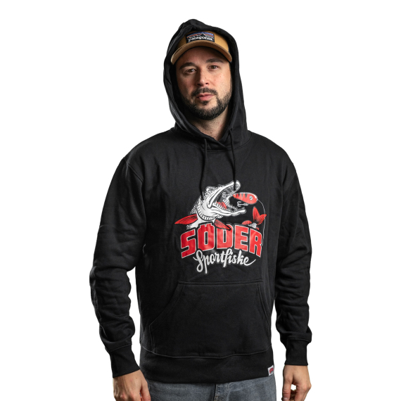Söder Sportfiske Hoodie Last Cast Black i gruppen Kläder & Skor / Kläder / Tröjor / Hoodies hos Fishline (SS30005Sr)