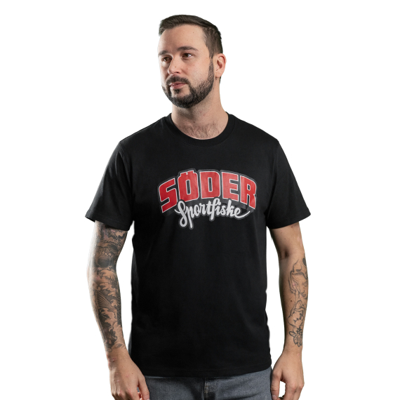 Söder Sportfiske T-shirt Black i gruppen Kläder & Skor / Kläder / T-shirts hos Fishline (SS30007Sr)