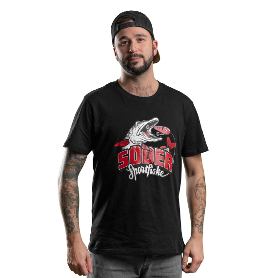 Söder Sportfiske T-Shirt Last Cast Black i gruppen Kläder & Skor / Kläder / T-shirts hos Fishline (SS30008Sr)