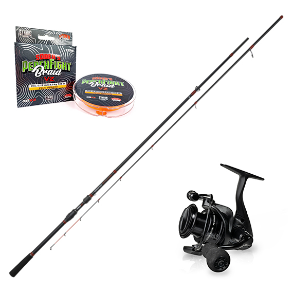 Okuma Pitch Black V2 Bixlite Allround Combo i gruppen Fiskemetoder / Spinnfiske / Fiskeset / Haspelset hos Fishline (SSPSET-11)
